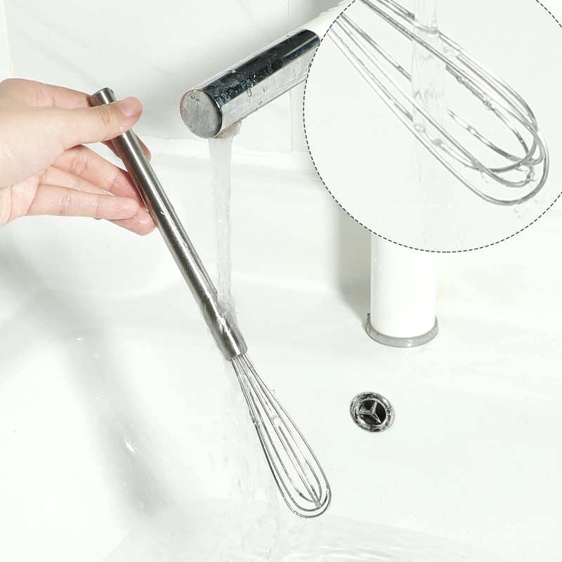 Webake Whisk Stainless Steel Small Whisk Set of 3 Mini