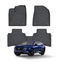 Floor Mats Custom Fit for Nissan Murano 2025 SV/SL/Platinum All Weather TPE Rubber Protection 1st and 2nd Row Anti-Slip Automotive Set Floor Liners for Murano 2025 Accessories, Black