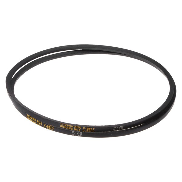 uxcell 2 Pack K26 Rubber V-Belt K Section V-Belt 26"