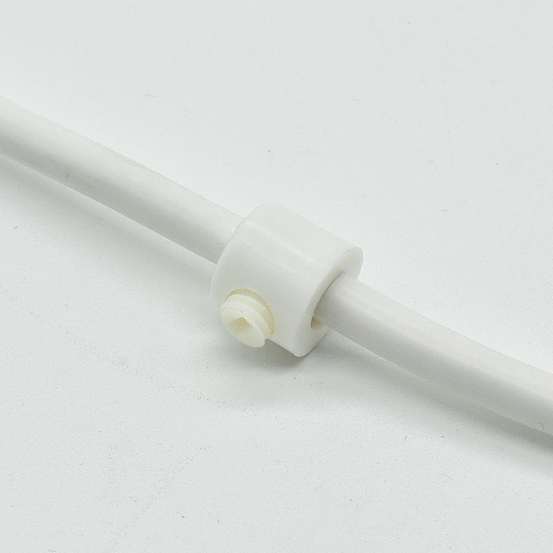 20 x Adjusting Rings 6.5 mm Plastic White with Made