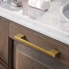 TUNNY 5 Pack Classic Cabinet Handles-10.08"/256mm Screw Spacing Antique Brass