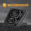 EVERESTHD Pair Fog Lights Full LED Auxiliary Driving Bumper Lamp