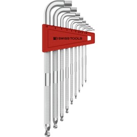 PB SWISS TOOLS PB SWISS TOOLS PB SWISS TOOLS Hex Wrench Set with Knurled (Packed) 3212LH-10CN