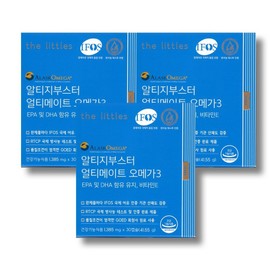 The Littles Altige Booster Ultimate Omega 3, 30 tablets, 3 units / 더리틀스 알티지부스터 얼티메이트 오메가3, 30정, 3개
