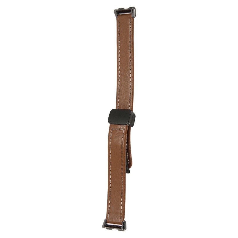 Magnetic Watch Band PU Leather Replacement Unisex Quick Release Wristband