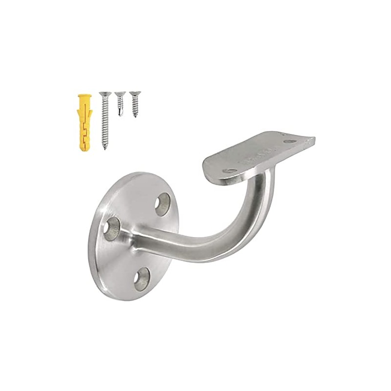 Stainless Steel 316 Grade Wall Mount Handrail Bracket for 1-5/8"