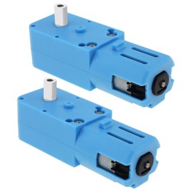 DiGiYes 2Pcs TT Gear Motor DC 3V-6V Gear Motor Ratio 1:90 All Metal Speed Reducer Single Axis Motor for Robot Smart Car DIY RC Toys Electric Motor