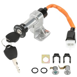 YOXUFA Ignition Switch Key Kit for Chinese Scooter Moped GY6 49cc 50cc 150cc Tao Tao VIP Icebear Jonway Roketa Tank Peace Sports Vitacci Magnum Sunny Replacement Parts