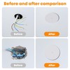 WunoShop 1 Pcs Ceiling Cover Plate, 5 inch Round Outlet