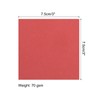 MECCANIXITY 100 Sheet Origami Paper Double Sided Bright Red 3x3