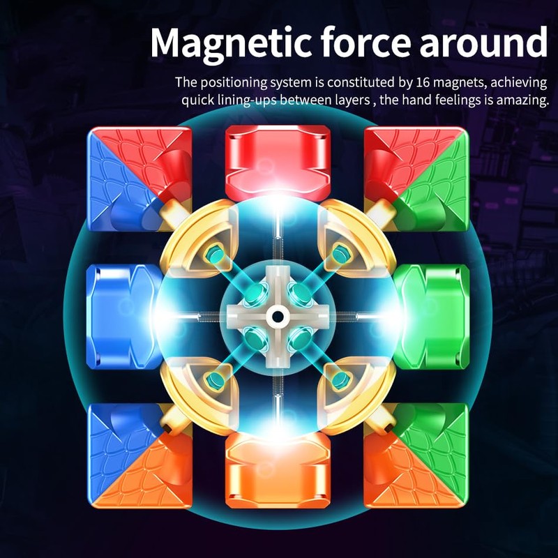 Bukefuno MoYu Super RS3M 2022 3x3 Magnetic Speed Magic Cube