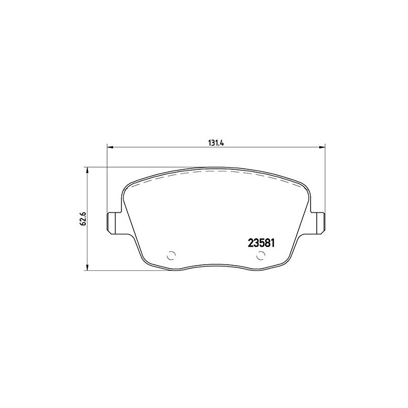 BREMBO P 85 057X Brake Pads