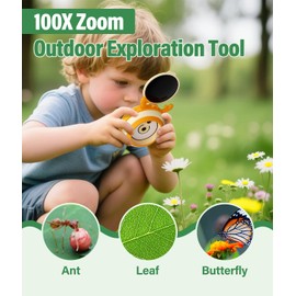 WADEO Digital Microscope, 2 Inch, Portable Microscope, Handheld Microscope, Mini Digital Microscope