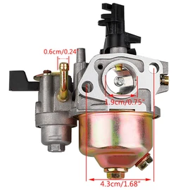 GX160 Carburetor for Honda GX 160 GX200 GX168 5.5HP 6.5HP 5HP 196CC 200CC 163CC Engine Water Pump Pressure Washer Mower Parts 16100-ZH8-W51 Carb