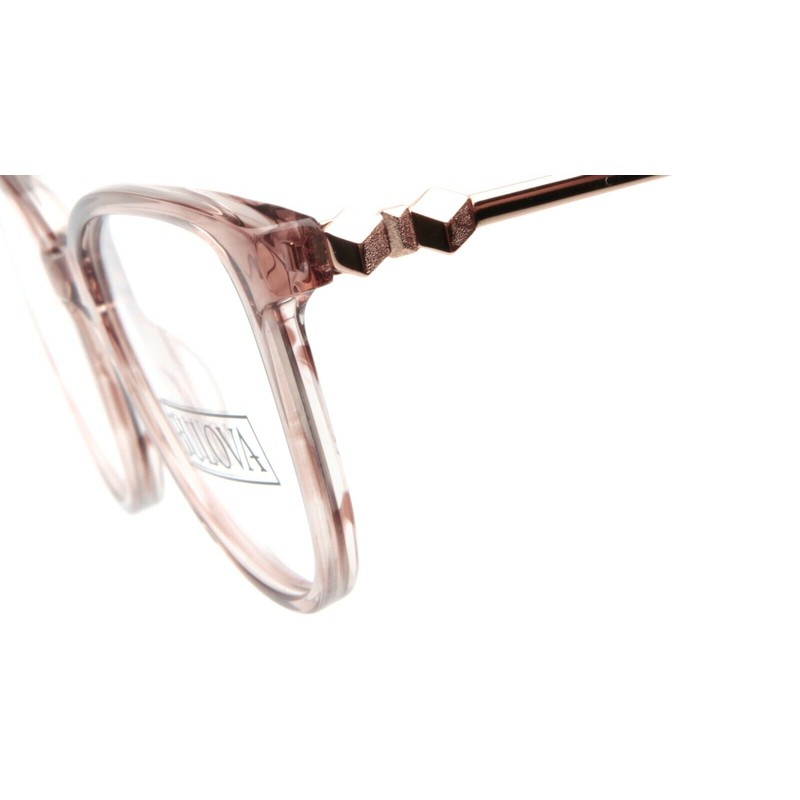 Bulova NEW BULOVA PAROS CRYSTAL BROWN EYEGLASSES GLASSES FRAME 53-16-140