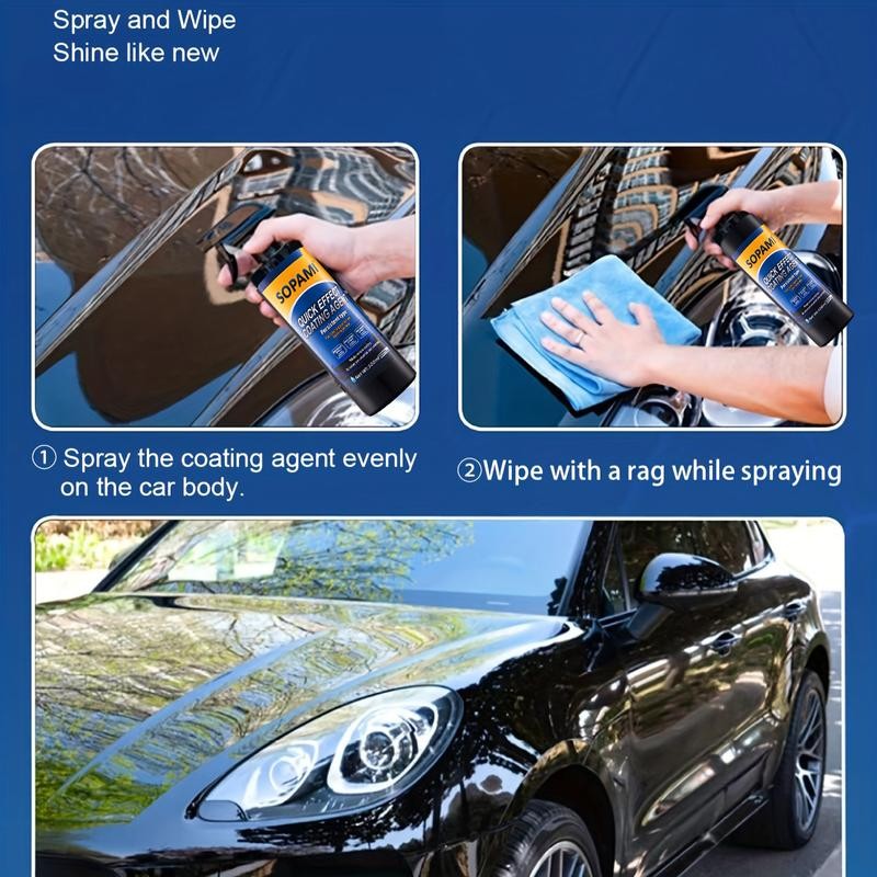 SOPAMI Car Coating Spray-Advanced Automobile Quick-acting Coating Agent With Dust