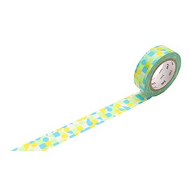mt masking tape mt"Maru Sankaku Shikaku Blue" Washi Masking Tape