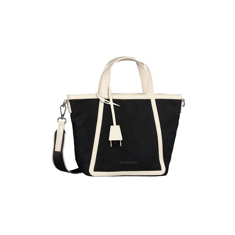 TOM TAILOR Suzi Women's Shopper Shoulder Bag Zip Small Black,