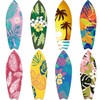 8 Pcs 9 1/2" x 28" Surfboards Cut out Cardboard
