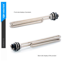 Water Heater Element Replacement 4500W 240V,Screw-in Foldback Element 02722 by TOP-HEATER,Copper with Nickel Plating,Compatible for Duron Style,Low Watt Density Water Heater Replacement Part 1Pack