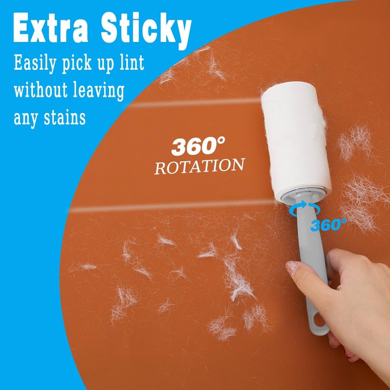 Lint Roller Refills for Pet Hair 600 Sheets Extra Sticky