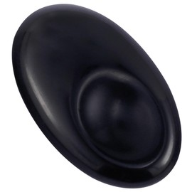 KYEYGWO Natural Reiki Healing Obsidian Crystal Worry Stone for Meditation Relaxation, Palm Trees and Thumb Massage Stones Suitable for Stress Relief