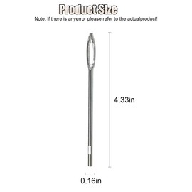 ZIMISI Car Tire Repair Tool, 4.33'' Flat Metal Split Eye Needles, T-Handle Car Tire Plug Kit, Heavy Duty Tire Puncture Spikes, Tire Patch Repair Tool for Cars, Motorcycles, Trucks (10PCS)