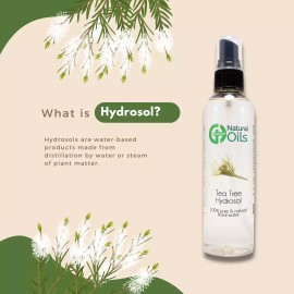 GreenHealth 2 fl oz Tea Tree Floral Water (Hydrosol) w/ Black Spray Cap