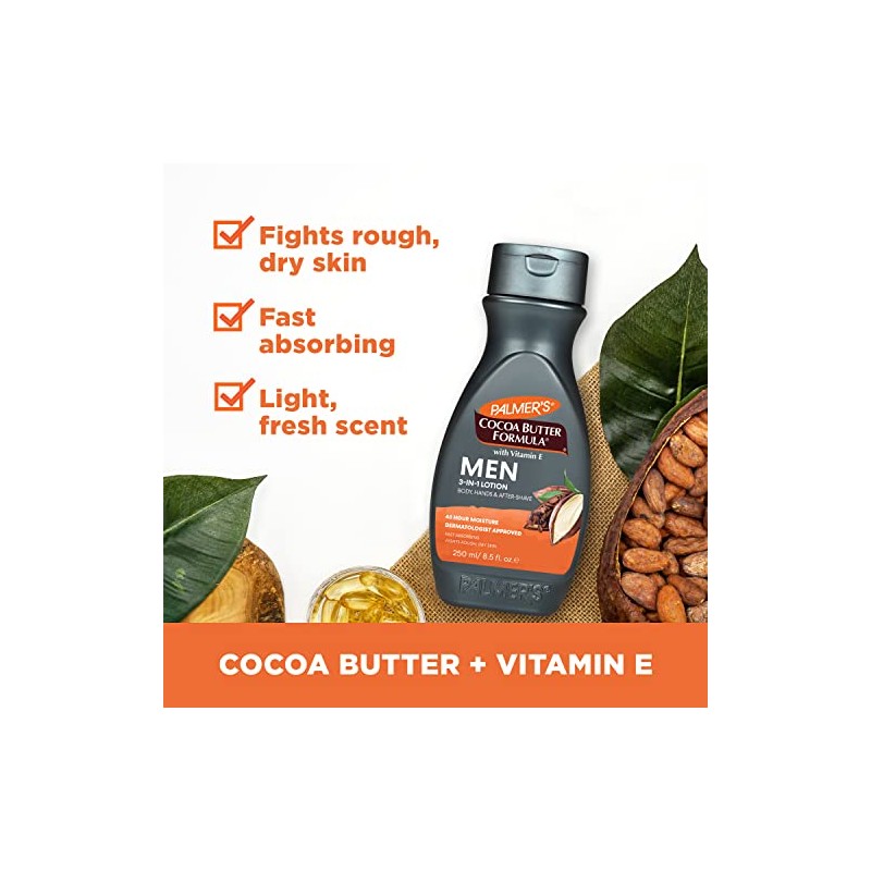 Palmers Cocoa Butter Mens Body Lotion 8.5oz by Palmers