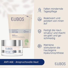 Eubos | Anti Age | Hyaluronic Repair Filler Day | Refill Bag | 50 ml | For Demanding Skin | Skin Compatibility