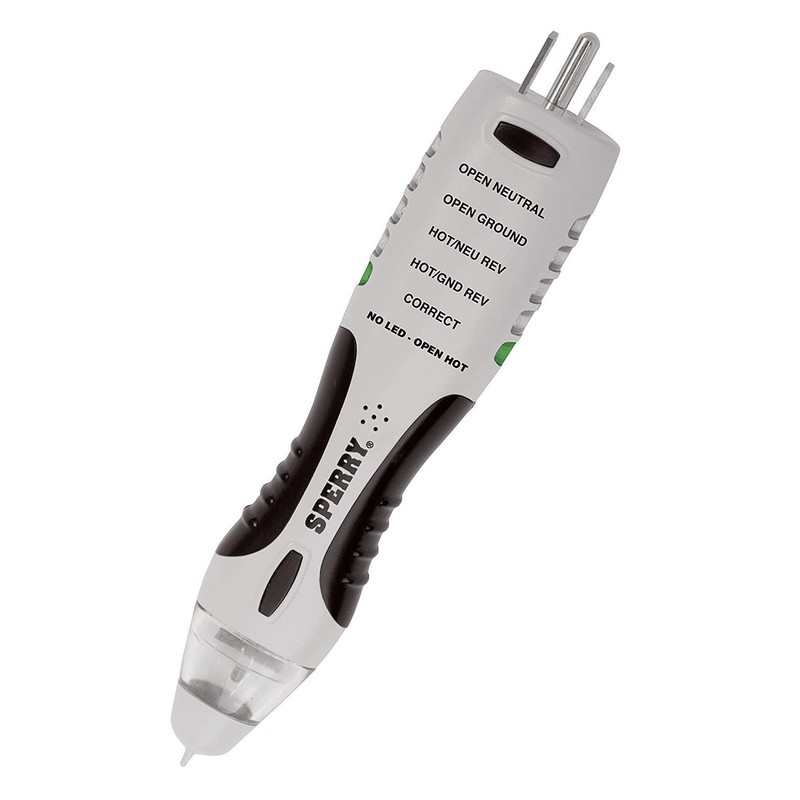 Sperry Instruments VD7504GFI DualCheck 2-in-1 Non-Contact Voltage Detector + GFCI