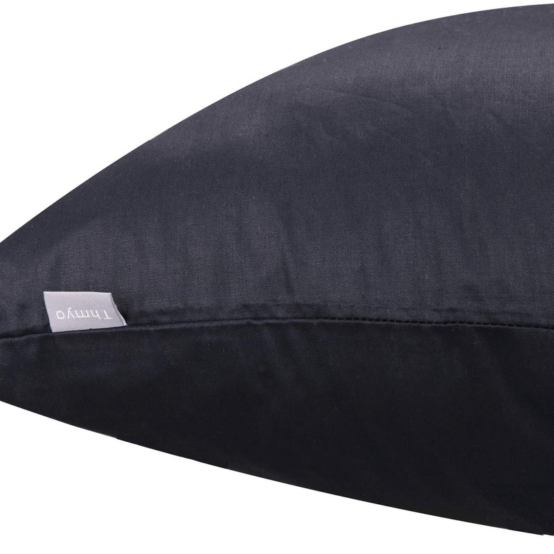 4 Pack Pillow cover,Cotton Comfortable Solid Decorative Throw Pillow Case