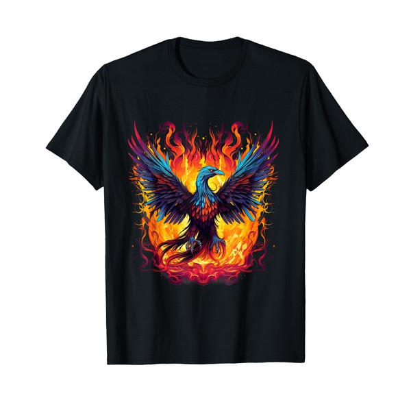 Fire Phoenix Bird Reborn Phoenix Rising Rejuvenation Phoenix T-Shirt