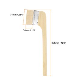 QUARKZMAN Malpinsel 3 Stück 3" Pinselbreite Weiche Wolle Verschiedene Winkelbiegepinsel Heizkörperpinsel zum Streichen von Möbeln Wänden, Weiß