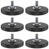 6Pcs Neodymium Mounting Magnet Base - 1.7 Inch Round M6