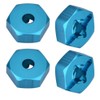 Wheel Hex Adapter, 4 Pcs Metal 7mm to 12mm Wheel