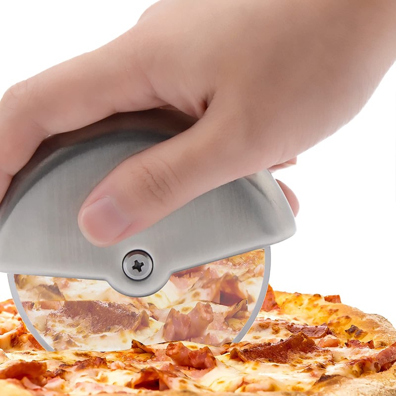Love-KANKEI Pizza Cutter/Pizza Wheel/Pizza Slicer with Stainless Steel Comfortable Palm
