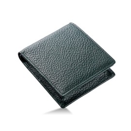 TASUKI Men's Bi-fold Wallet, Made in Japan, Himeji Leather, Genuine Leather, Made by Leading Leather Artisans, green