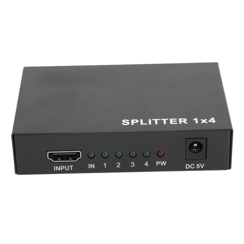High Definition Multimedia Interface Splitter 3D 1080P 1‑in‑4‑out Amplifier
