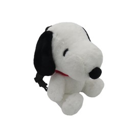 CYPBRANDS Unisex Kids Snoopy Mochila Peluche Backpack, White, multicoloured, M