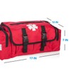 First Aid Trauma Kit with Supplies (Red)