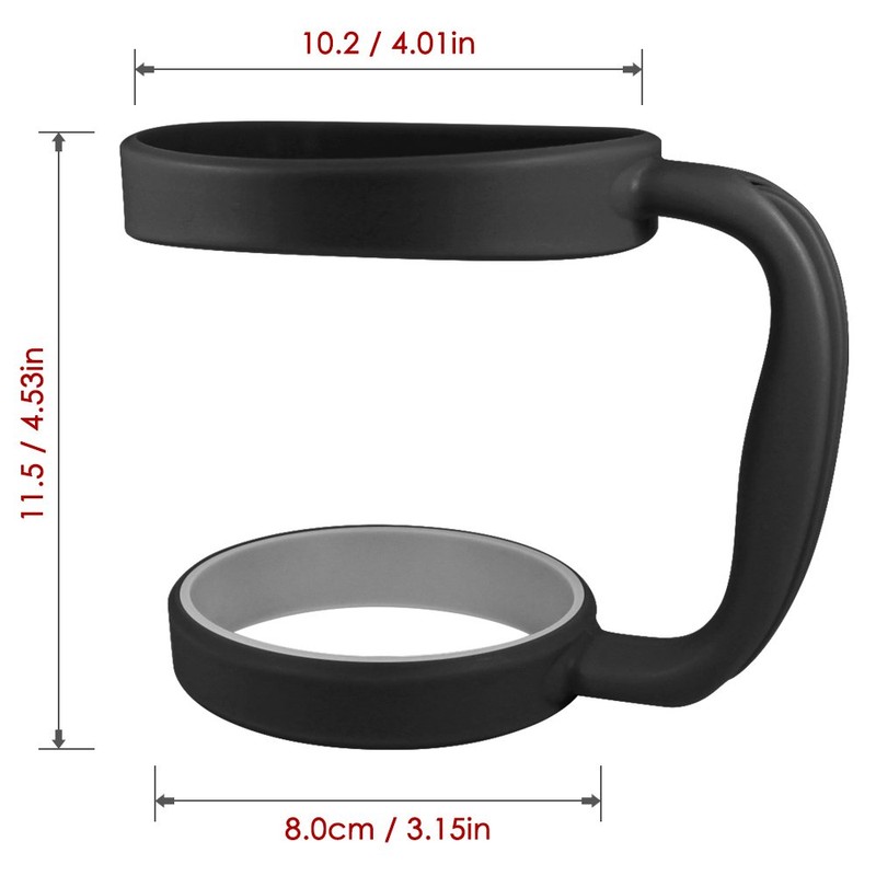 10 Pieces 20oz Tumbler Holders Handles + Tumbler Lids +