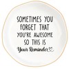 MQPPKJ Inspirational Ceramic Jewelry Tray for Women - You Are