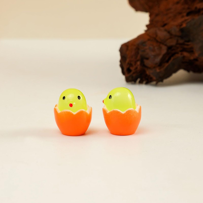 DWUENT 1pcs Easter Hatching Egg Toys - Yellow Mini Chicks