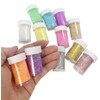 12 Colors Bottle Neon Glitter Glitter Powder for Nail Art