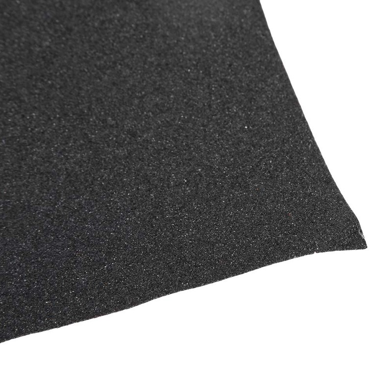 9" x 33" Skateboard Grip Tape Sheet, Anti-Slip Breathable Black