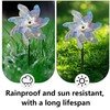 KOKMEYA 10-Pack Reflective Bird Repellent Pinwheels 7.1 Inches in Diameter