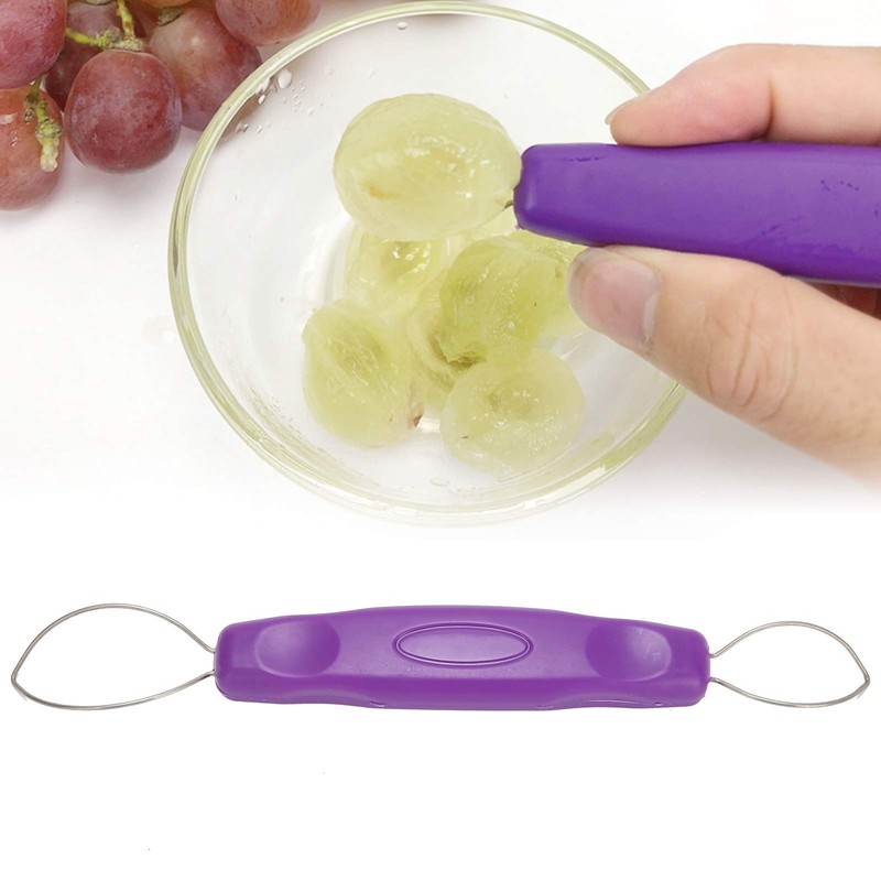 Grape Peeler, Purple Grape Peeler Remover, Stainless Steel Mini Portable