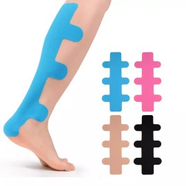 입체재단 아킬레스건 테이핑 스포츠 근육 테이프 보호 패치 1P [핑크] 3D Cut Achilles Tendon Taping Sports Muscle Tape Protection Patch 1P [Pink]