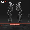 A-Premium 2 x Front Outer Tie Rod Ends, Compatible with